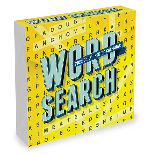 2022 Word Search Daily Desktop Calendar Michaels Word Search Calendar 2022